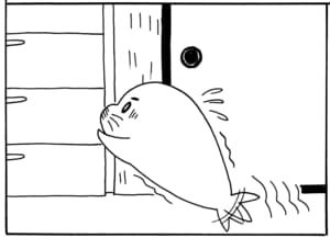 【無料漫画】毎日配信！少年アシベ（26）「ボクたち」森下裕美／キュートなゴマフアザラシの“ゴマちゃん”をめぐる名作ギャグ4コマ 14