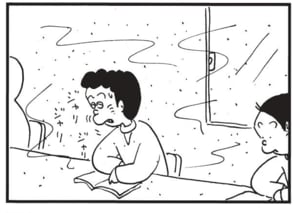 【無料漫画】かりあげクン(1471回)毎日配信!「春風」「ガム」風で帽子が飛ばされるのを眺めていたら…/植田まさし 8