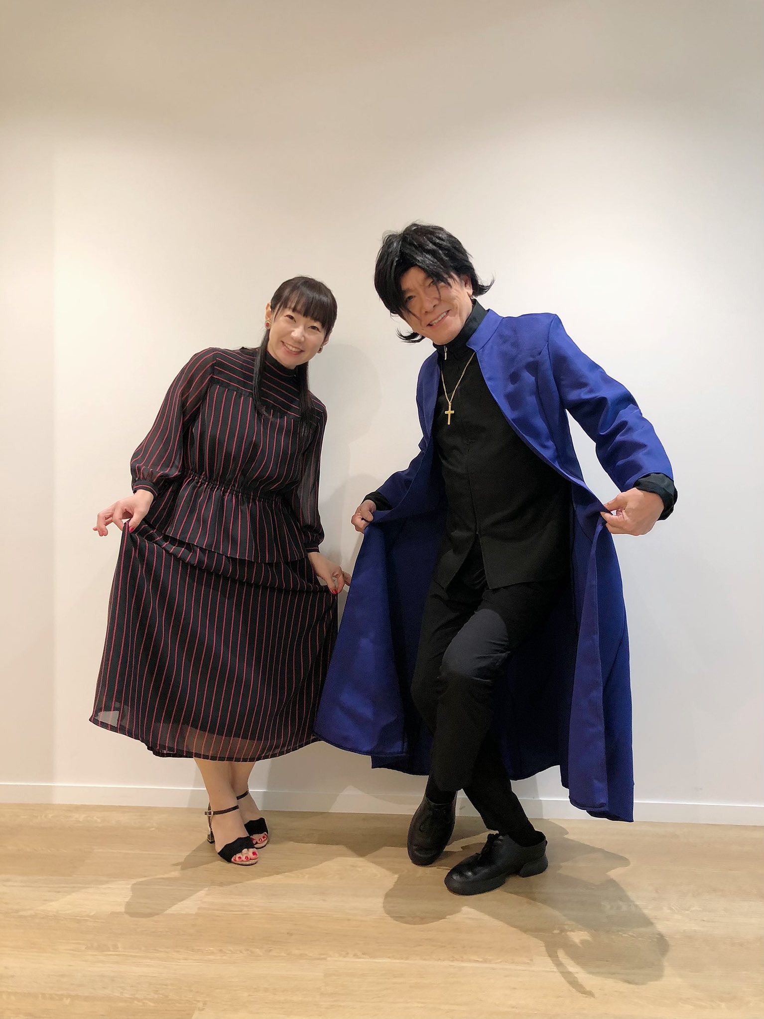 劇場版 Fate Hf 下屋則子 中田譲治が トゥルーed風 お茶目ツーショット披露 ふたまん