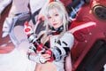 『東京ゲームショウ2023』真っ赤なバイクで注目、米倉みゆさん＆篠原みなみさん銀髪コスプレでゲーム『パニシング：グレイレイヴン』の魅力アピールの画像007