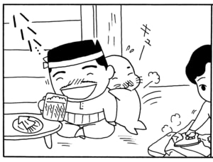 【無料漫画】毎日配信！少年アシベ（44）「汚れなき瞳」森下裕美／キュートなゴマフアザラシの“ゴマちゃん”をめぐる名作ギャグ4コマ 4