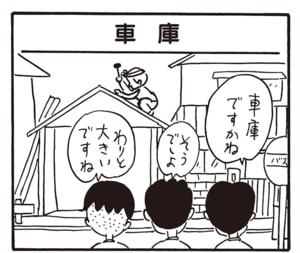 車庫ですかね　そうでしょ　わりと大きいですね
