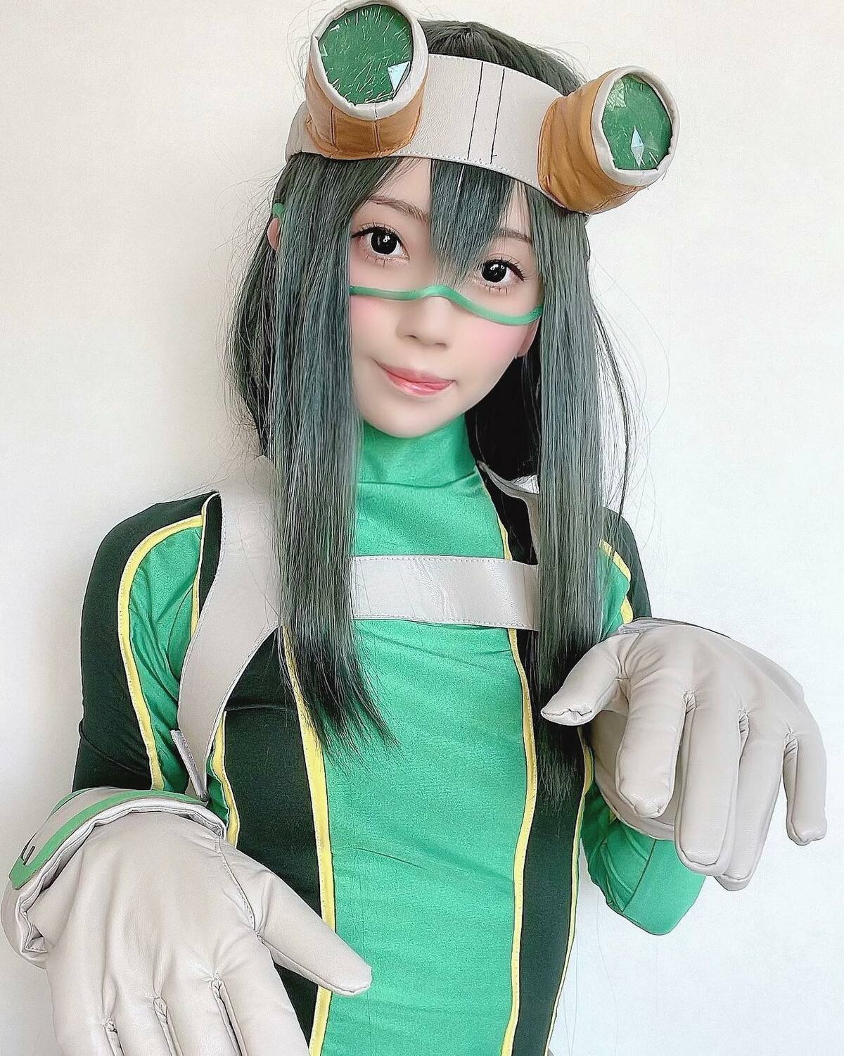 蛙吹梅雨 ヒーロースーツ コスプレ ヒロアカ フロッピー 僕のヒーロー 