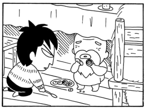 【無料漫画】毎日配信！少年アシベ（133）「みんなのクリスマス」森下裕美／キュートなゴマフアザラシの“ゴマちゃん”をめぐる名作ギャグ4コマ 37