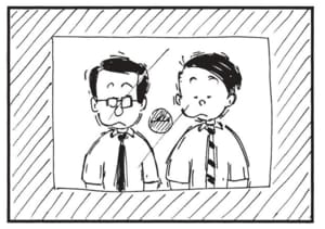 【無料漫画】かりあげクン(1573回)毎日配信!「やきとり」「エアバッグシステム」思っていたより会計が高かったワケは…/植田まさし 10