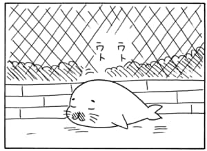 【無料漫画】毎日配信！少年アシベ（45）「新しい二人」森下裕美／キュートなゴマフアザラシの“ゴマちゃん”をめぐる名作ギャグ4コマ 7