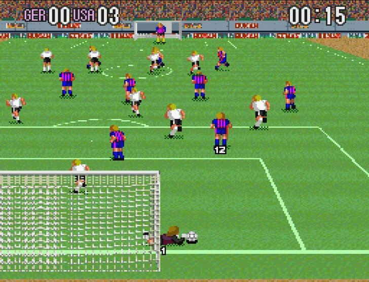 スーパーファミコン『スーパーフォーメーションサッカー』縦画面の画期的サッカーゲームにあった「2-3-5」の謎の画像002