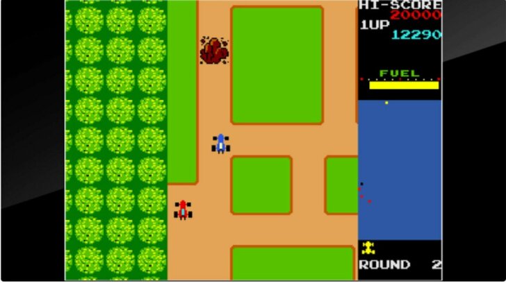 『アーケードアーカイブス』で配信開始！ ナムコ産“超絶難易度”ゲーセンゲーム『ラリーX』は死んでマップを覚える「やり込みゲー」だったの画像002