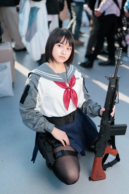 2ページ目) 元自衛官タレント・かざりさん「ミリタリー×制服」衣装で冬のコミケ参加！ 「防衛省広報アドバイザー」としての活動にも意欲 | ふたまん＋