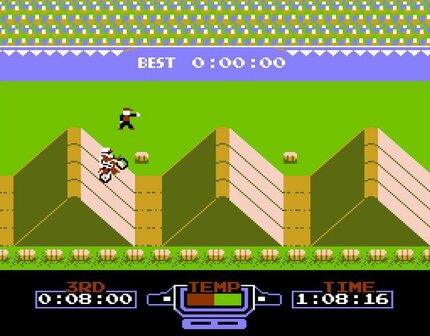 2ページ目) ファミコン用バイクゲーム『エキサイトバイク』が生まれた