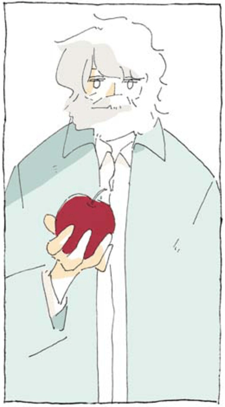 【無料漫画】淡々と暮らす老人の前に1つのリンゴが転がってきて…『風街のふたり』の画像