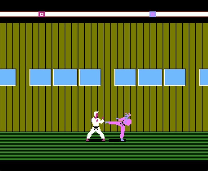 妙な「和」テイスト!? ギロチンが超難敵だったファミコン空手ゲーム『カラテカ』は映画的名作だったの画像005