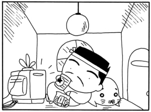 【無料漫画】毎日配信！少年アシベ（42）「初めての日」森下裕美／キュートなゴマフアザラシの“ゴマちゃん”をめぐる名作ギャグ4コマ 5