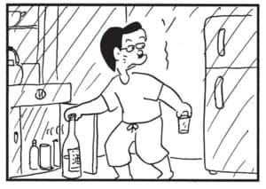 【無料漫画】かりあげクン(1639回)毎日配信!「魚とり」「スープ」魚をついてると見せかけて実は…/植田まさし 8