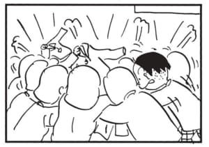 【無料漫画】かりあげクン（1771回）毎日配信！「バーゲン」「つりかわ」そでを破かれても平気な理由／植田まさし 2