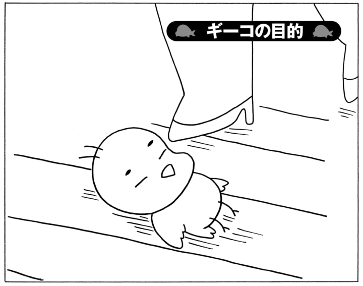【無料漫画】毎日配信！少年アシベ（231）うっかり踏みつぶしそうに…「ギーコの目的」キュートな“ゴマちゃん”をめぐる名作4コマ／森下裕美 