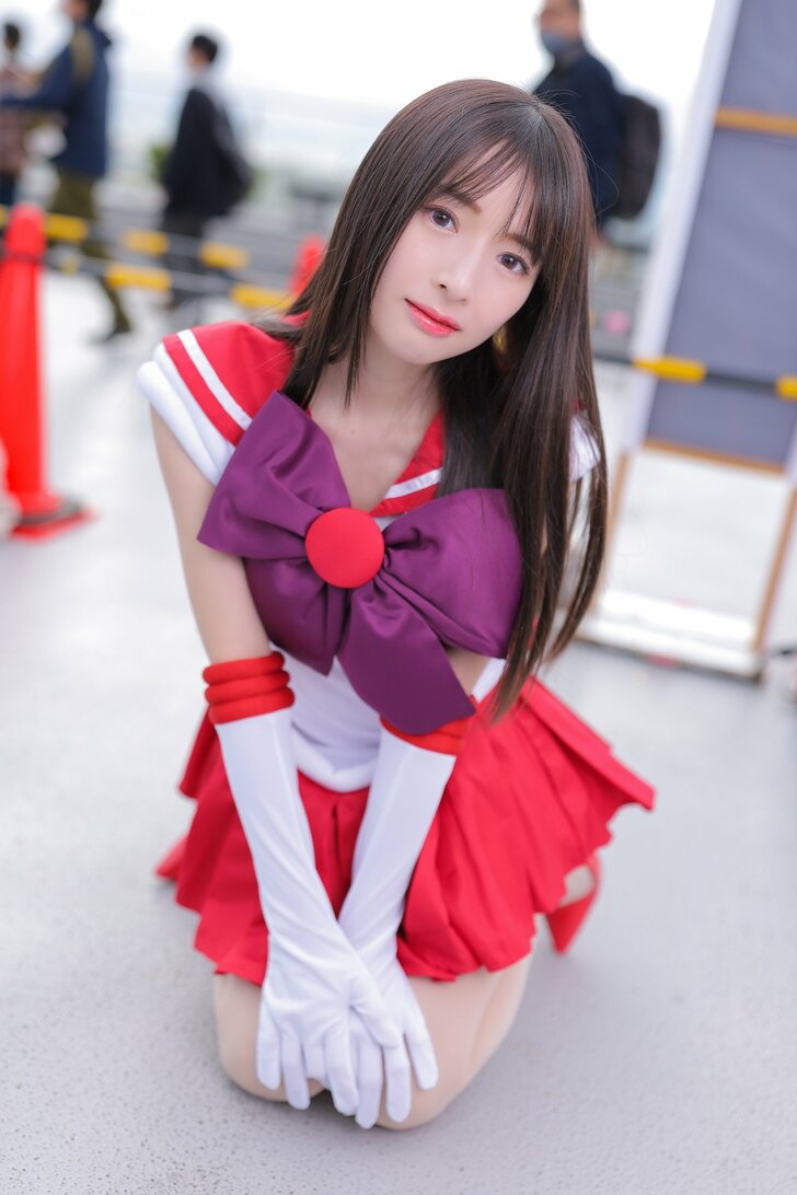 コスプレイヤー・月野ももさん『美少女戦士セーラームーン』セーラーマーズに変身！ウィッグ使わず「地毛」がこだわりの画像004