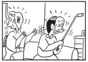 【無料漫画】かりあげクン(1596回)毎日配信!「ゆうれい」「チャイム」幽霊に対する意外すぎる反応/植田まさし 7