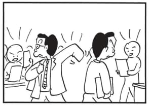 【無料漫画】かりあげクン(1706回)毎日配信!「ハードスケジュール」「超高層ビル」“死ぬ気でがんばれ”と言われたので…/植田まさし 3