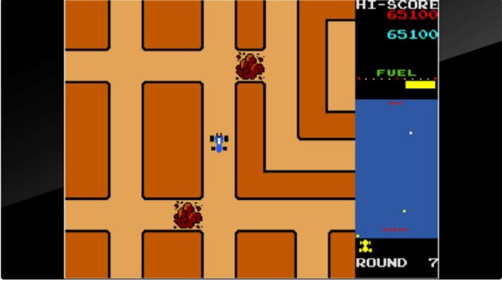 『アーケードアーカイブス』で配信開始！ ナムコ産“超絶難易度”ゲーセンゲーム『ラリーX』は死んでマップを覚える「やり込みゲー」だったの画像004