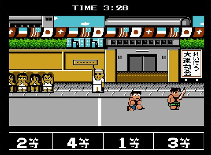 くにおくんシリーズ、何でもありの超傑作！ ファミコン『ダウンタウン熱血行進曲 それゆけ大運動会』は、20世紀初頭のオリンピックに酷似していた！の画像008