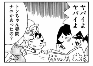 【無料漫画】ここだけのふたり!(447回)お隣のトンちゃんの誕生日プレゼント、どうする?/森下裕美 8