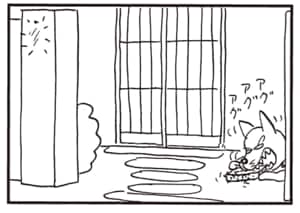 【無料漫画】かりあげクン（1884回）毎日2回配信！「猛犬」犬の気をそらせるのに使ったのは…／植田まさし 4