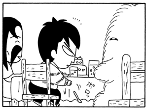 【無料漫画】毎日配信！少年アシベ（133）「みんなのクリスマス」森下裕美／キュートなゴマフアザラシの“ゴマちゃん”をめぐる名作ギャグ4コマ 35