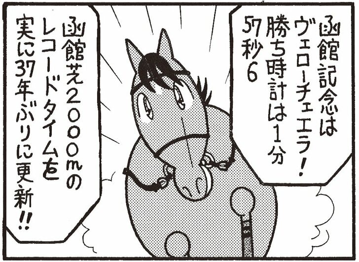 【無料漫画】競馬4コマ『馬なりde SHOW』昭和はすごかったの画像