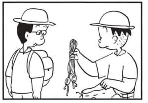 【無料漫画】かりあげクン（1662回）毎日配信！「山登り」「バーベキューセット」装備はばっちり、と思いきや…／植田まさし 3