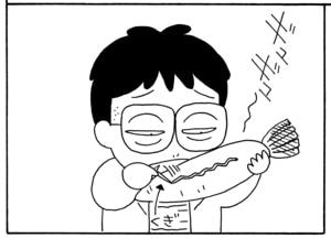 【無料漫画】毎日配信！少年アシベ（37）「イエティが来る」森下裕美／キュートなゴマフアザラシの“ゴマちゃん”をめぐる名作ギャグ4コマ 18