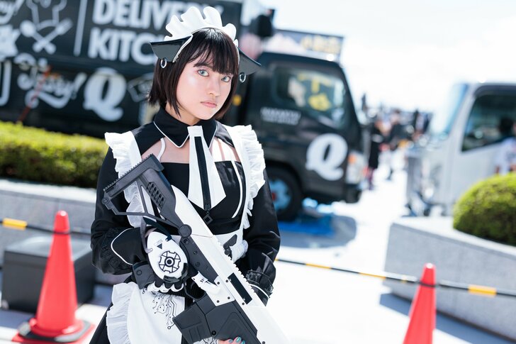 元自衛隊タレント・かざりさん「サイバーメイド」衣装でコミケ参加！「防衛省広報アドバイザー」として自衛隊の魅力発信の画像002
