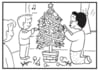【無料漫画】かりあげクン（1840回）毎日2回配信！「クリスマスツリー」素敵な飾り付けでクリスマス気分／植田まさし 
