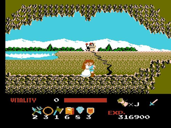 ファミコン版『ドラゴンバスター』金色に輝くカセットに詰まった「2段ジャンプ」「兜割り」習得の記憶の画像006