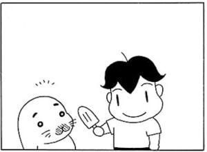 【無料漫画】毎日配信!少年アシベ(10)「考えるアザラシ」森下裕美 7