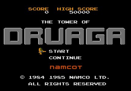 名作の皮をかぶった鬼畜ゲー、ファミコン『ドルアーガの塔』に