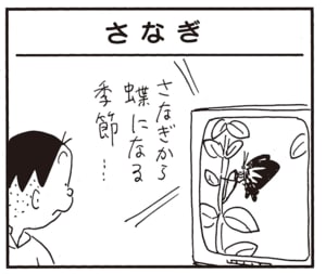 【無料漫画】かりあげクン（2051回）毎日2回配信！「さなぎ」植木鉢にいたのは…／植田まさし 1
