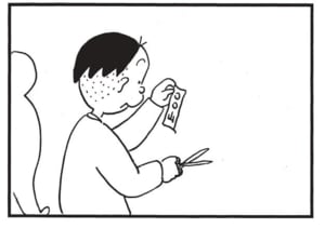 【無料漫画】かりあげクン（1465回）毎日配信！「貝がら」「サイン」貝がらに耳を当てると…／植田まさし 8