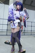 人気コスプレイヤー・カモミールさん『原神』雷電将軍に！全身“和クール”な佇まいで注目「武器も作ってみたい」の画像003