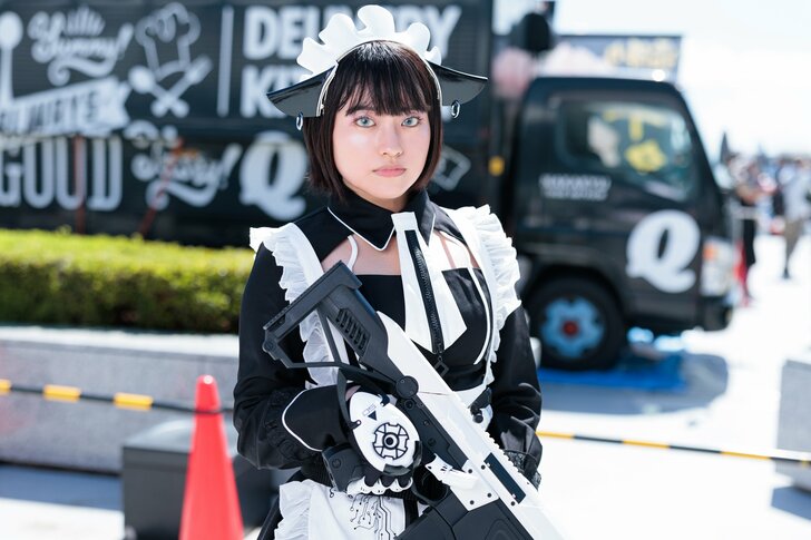 元自衛隊タレント・かざりさん「サイバーメイド」衣装でコミケ参加！「防衛省広報アドバイザー」として自衛隊の魅力発信の画像001