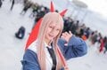 コスプレイヤー・もちこさん “推しキャラ”の『チェンソーマン』パワーの姿を披露「いつもは医療業界で勤務、仕事の合間に武器を作ってます」の画像002