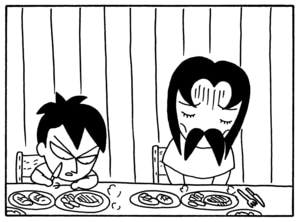 【無料漫画】毎日配信！少年アシベ（105）「リコのお弁当」森下裕美／キュートなゴマフアザラシの“ゴマちゃん”をめぐる名作ギャグ4コマ 15