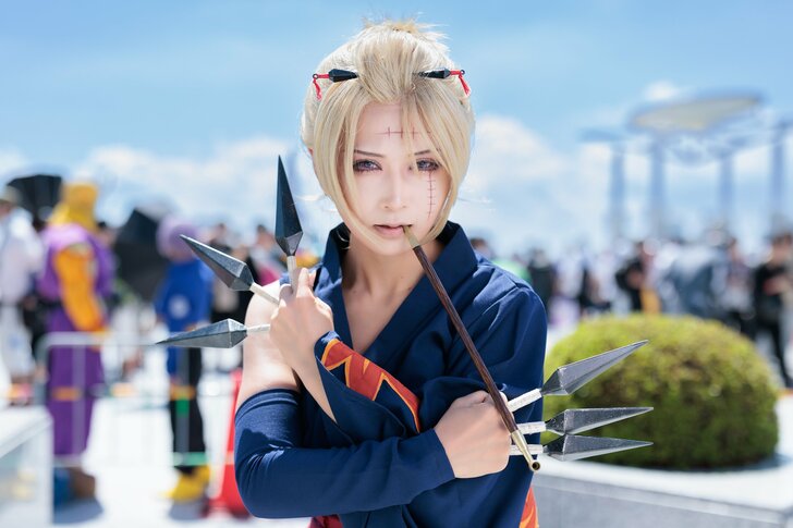台風影響なく大盛況「コミックマーケット102」『銀魂』月詠コスプレ披露、るなちっちさんに聞いた「衣装のこだわり」の画像011