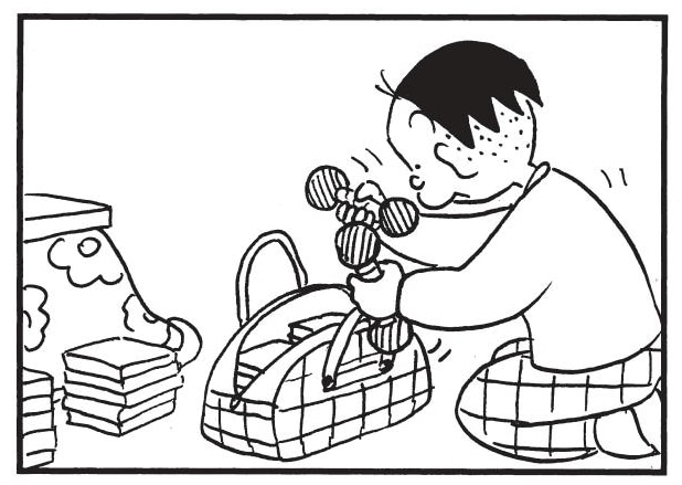無料漫画】かりあげクン（1455回）毎日配信！「ボストンバッグ