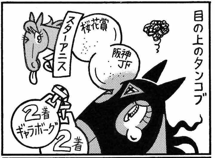 【無料漫画】競馬4コマ『馬なりde SHOW』壁続く 