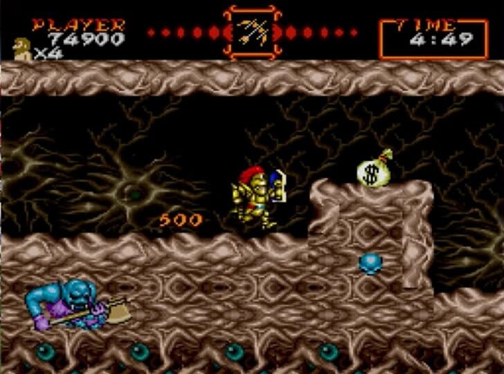 高難易度がクセになる！不気味で気持ち悪かったスーパーファミコン『超魔界村』のトラウマステージ3選の画像008