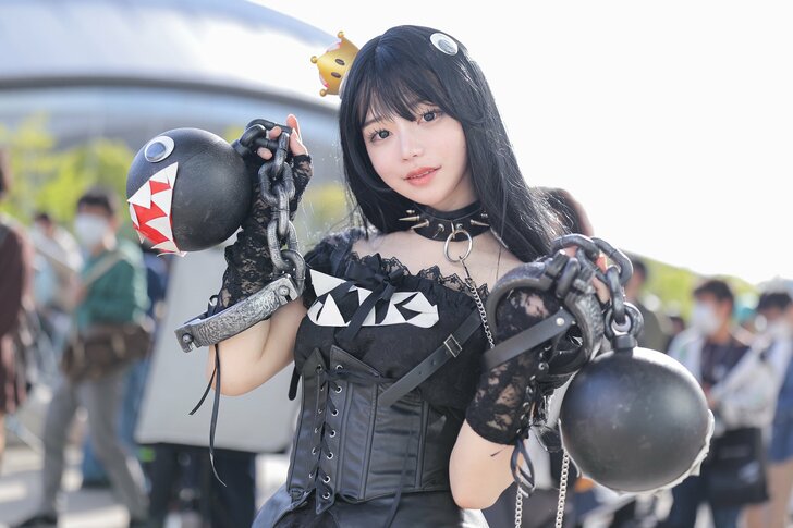 イラストレーター兼業コスプレイヤー穂波あみさん『スーパーマリオ』の“二次創作”キャラ「ワンワン姫」姿で人気にの画像004