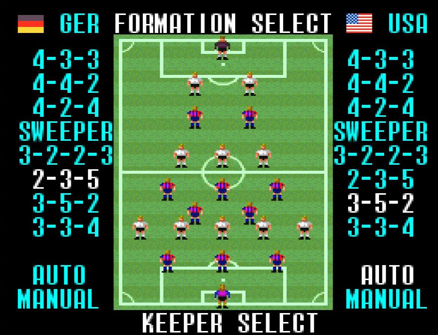 スーパーファミコン『スーパーフォーメーションサッカー』縦画面の画期的サッカーゲームにあった「2-3-5」の謎の画像001