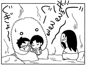 【無料漫画】毎日配信！少年アシベ（55）「アドベンチャー・ファミリー」森下裕美／キュートなゴマフアザラシの“ゴマちゃん”をめぐる名作ギャグ4コマ 15