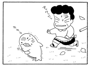 【無料漫画】毎日配信！少年アシベ（216）小鳥に礼儀を教えてみるが…「ジェラシーギーコ」キュートな“ゴマちゃん”をめぐる名作4コマ／森下裕美 25